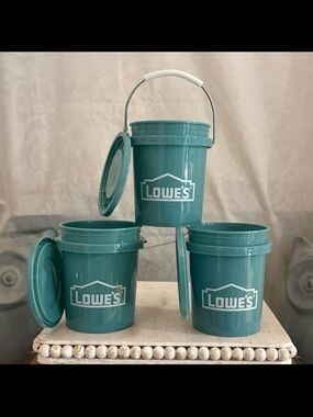 ⚡️Lowe's Mini Buckets with Lids